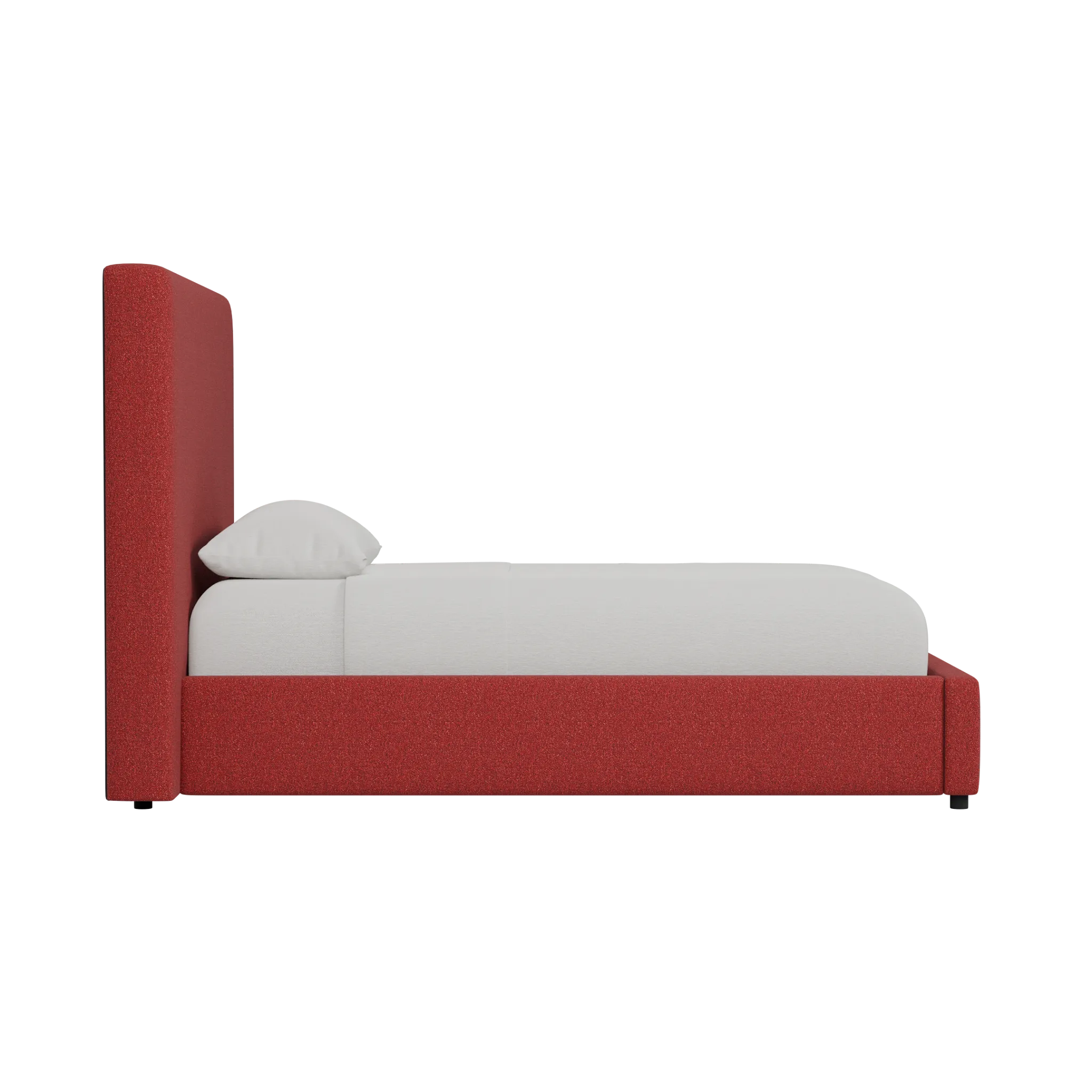 Grayton Elite Red 54" Upholstered Platform Bed