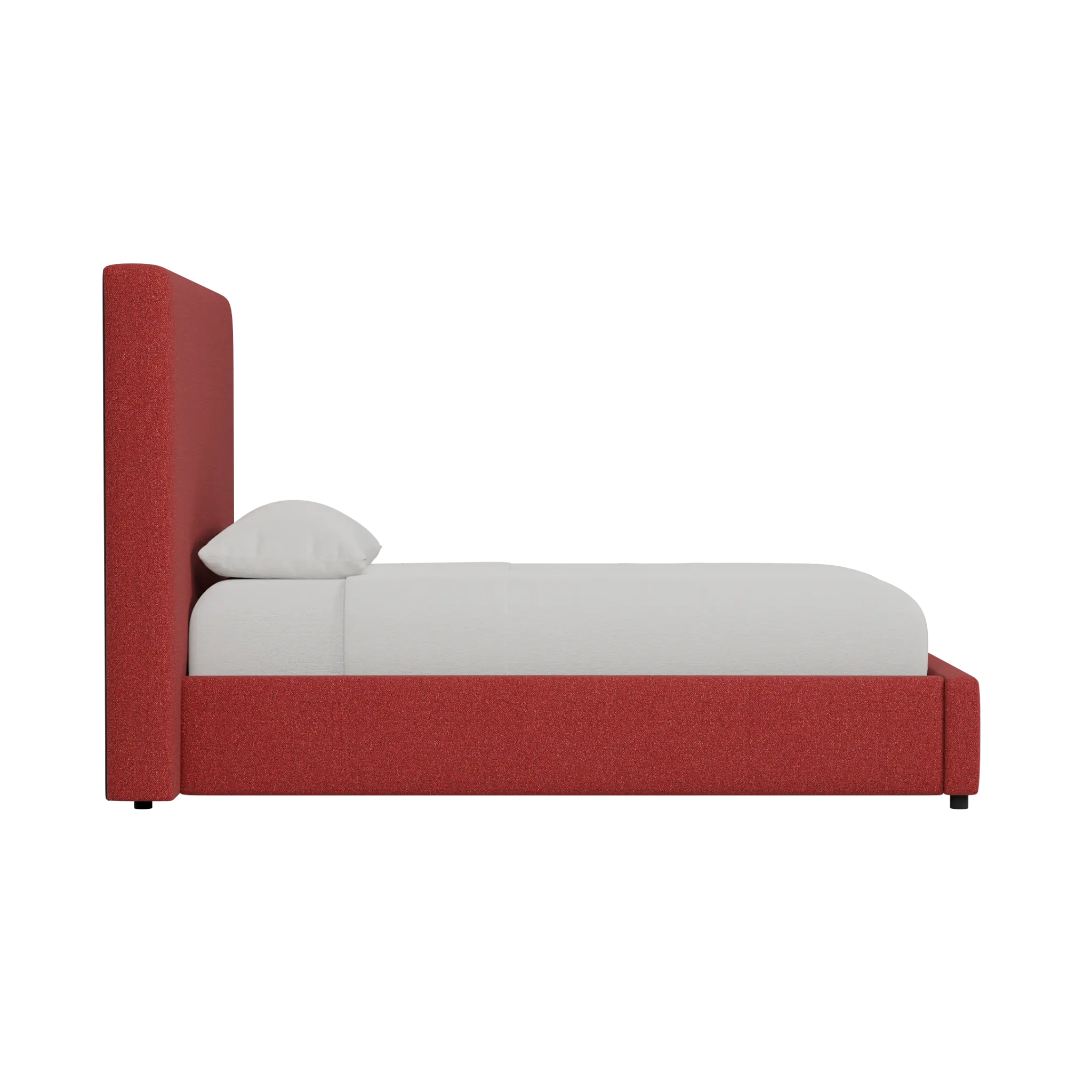 Grayton Elite Red 54" Upholstered Platform Bed Grayton Elite Red 54" Upholstered Platform Bed