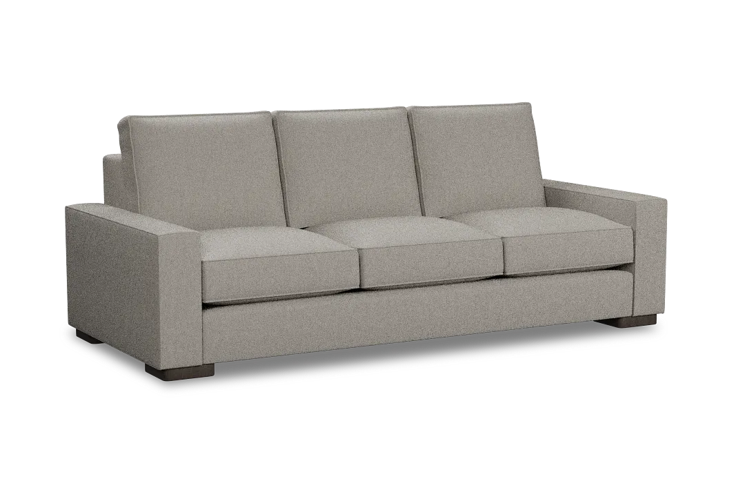 Edgewater Revenue Beige 96" Sofa W/ 3 Cushions