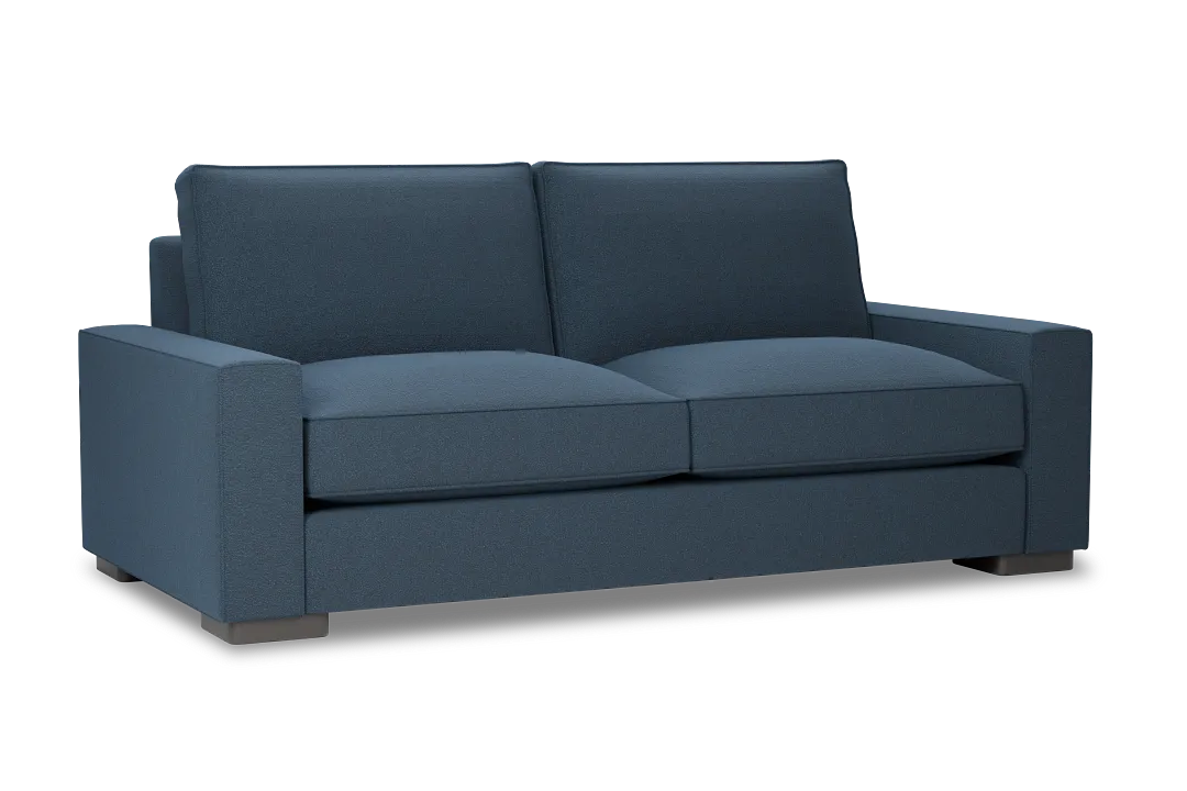 Edgewater Elite Blue 84" Sofa W/ 2 Cushions