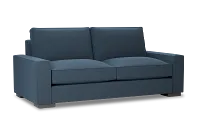 Edgewater Elite Blue 84" Sofa W/ 2 Cushions