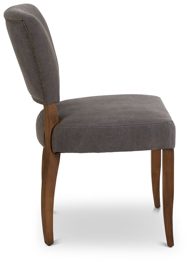 Camilla Gray Upholstered Side Chair