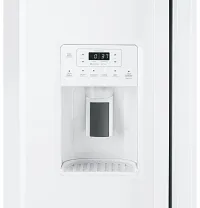 Ge Profile 23 Series White Side By Side Refrigerator