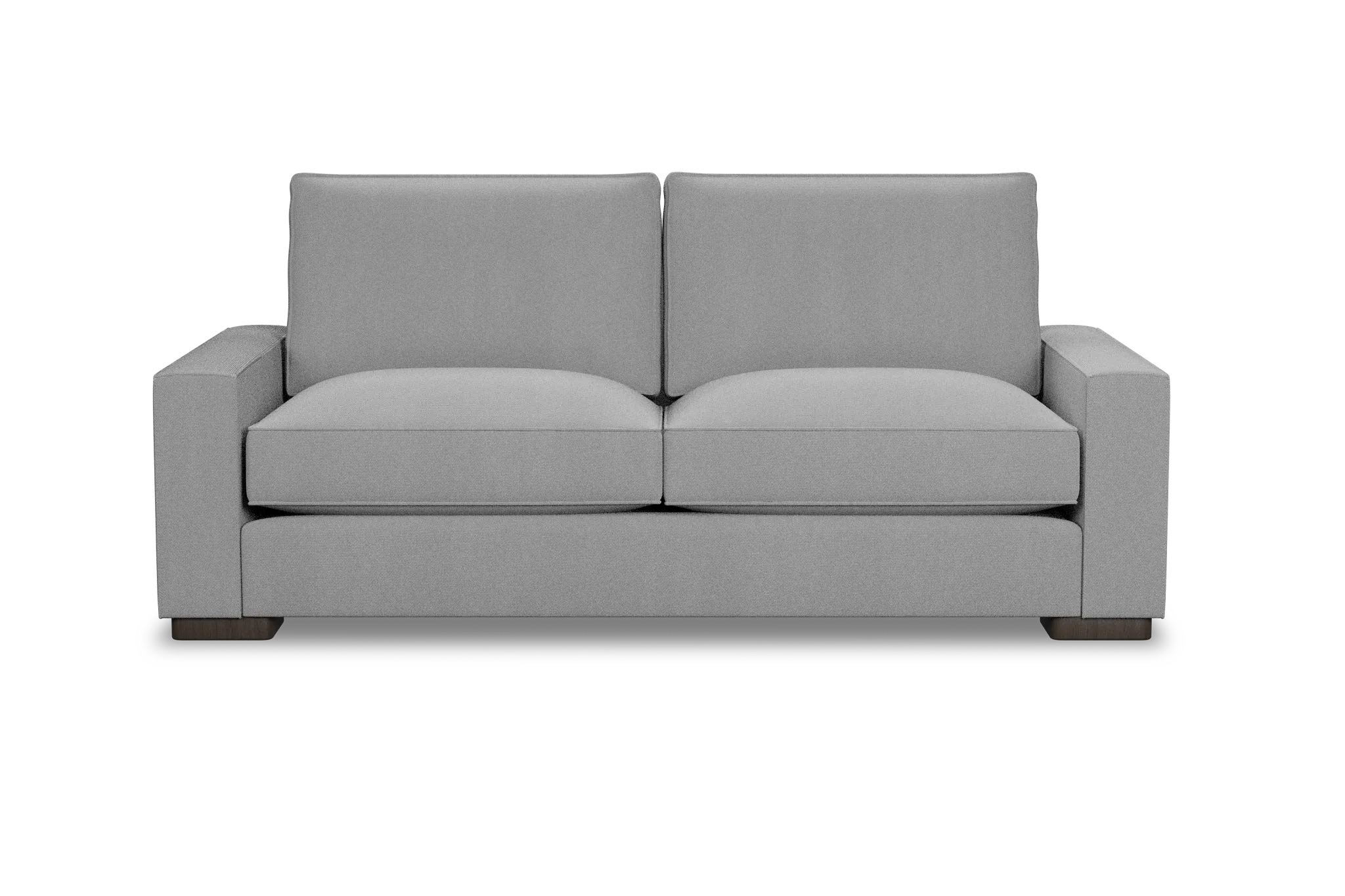 Edgewater Delray Light Gray 84" Sofa W/ 2 Cushions
