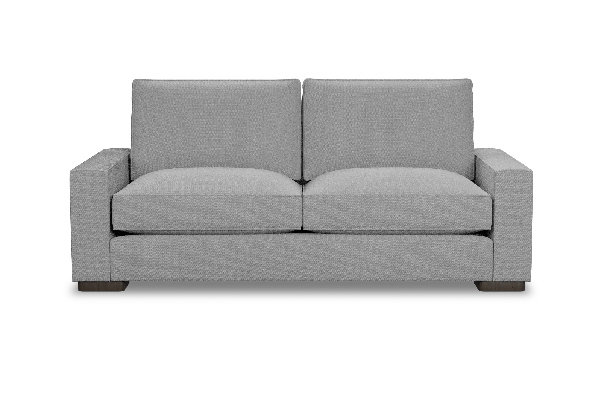 Edgewater Delray Light Gray 84" Sofa W/ 2 Cushions Edgewater Delray Light Gray 84" Sofa W/ 2 Cushions