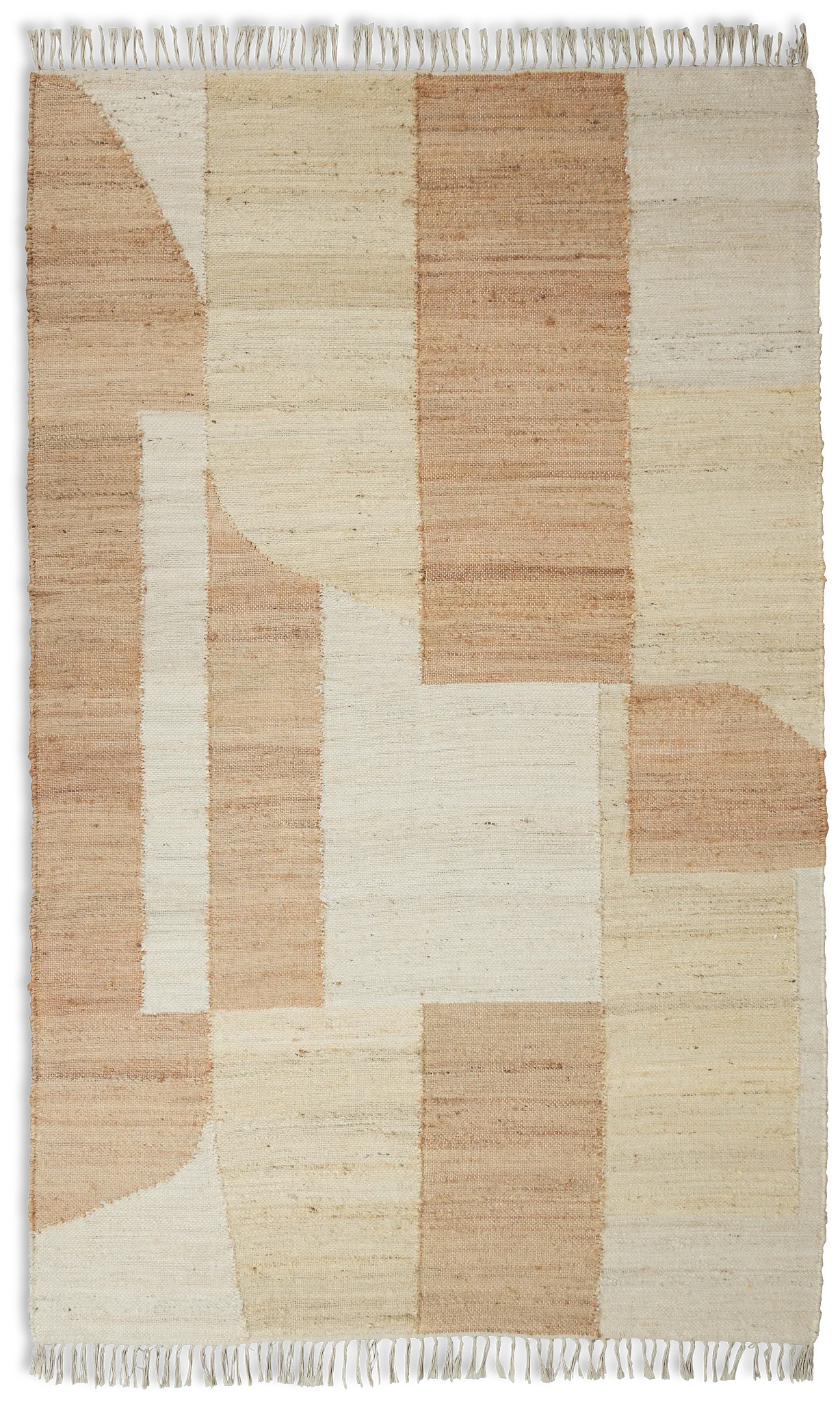 Ustic Light Brown 5x8 Area Rug