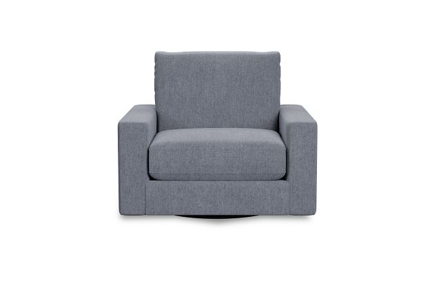 Edgewater Elevation Gray Swivel Chair
