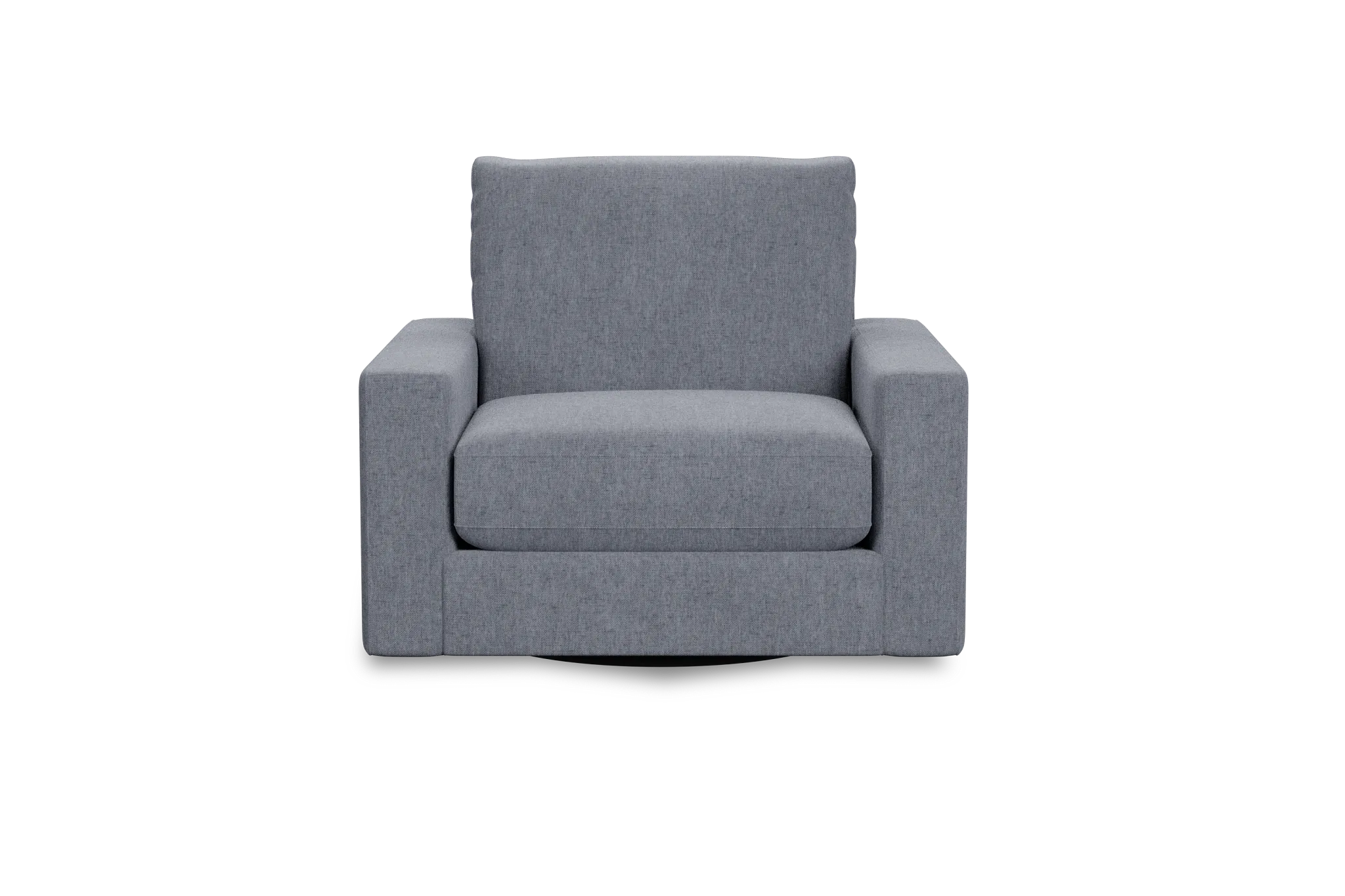 Edgewater Elevation Gray Swivel Chair