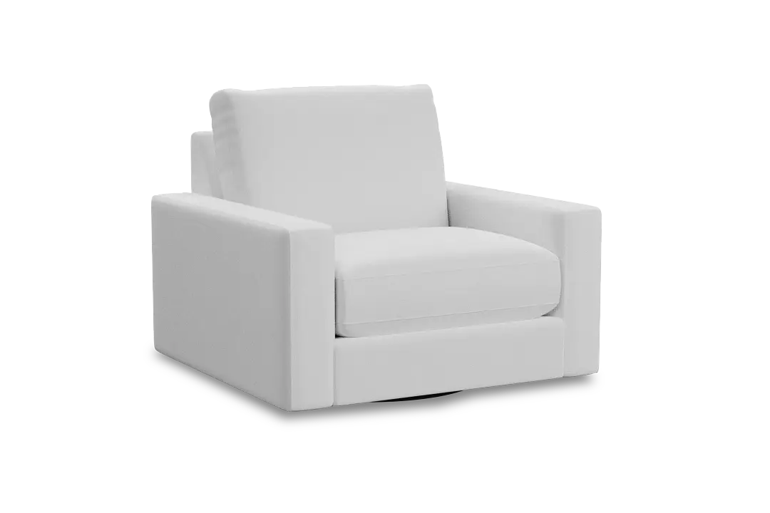 Edgewater Peyton White Swivel Chair Edgewater Peyton White Swivel Chair