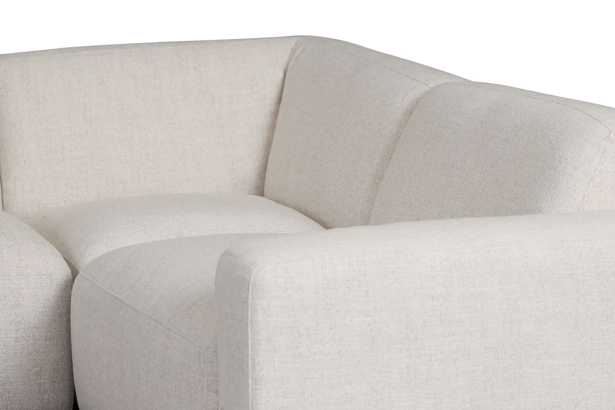 Baylor Light Beige Fabric 5-piece Modular Sectional Baylor Light Beige Fabric 5-piece Modular Sectional