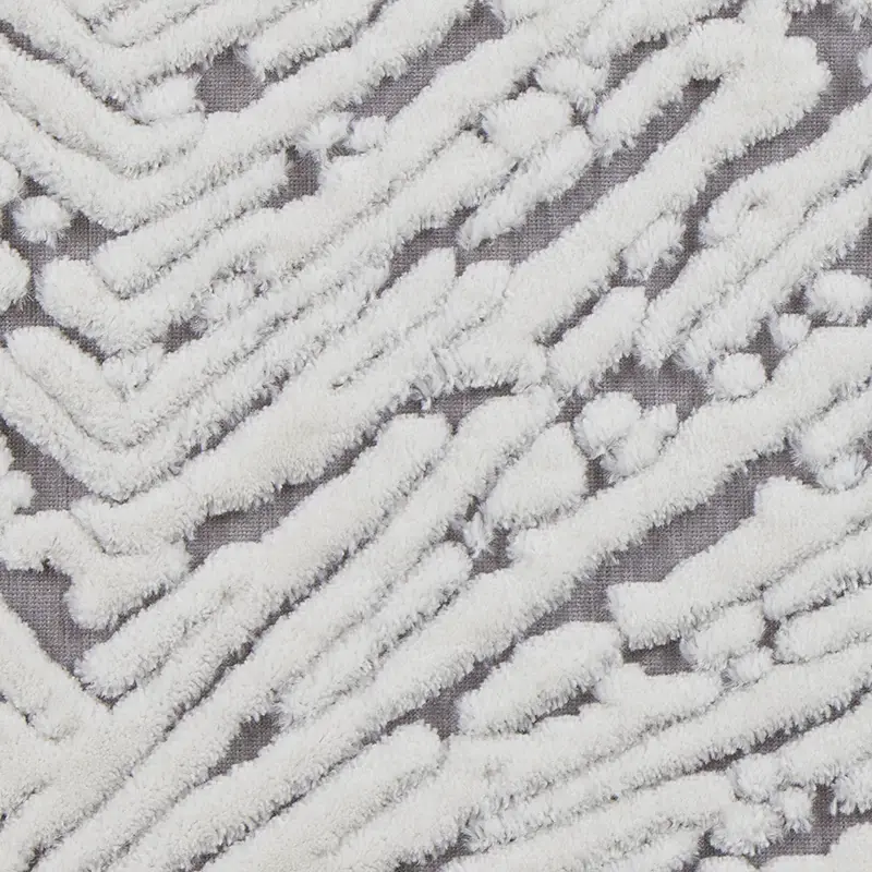 WHITE Orion White 5x8 Area Rug