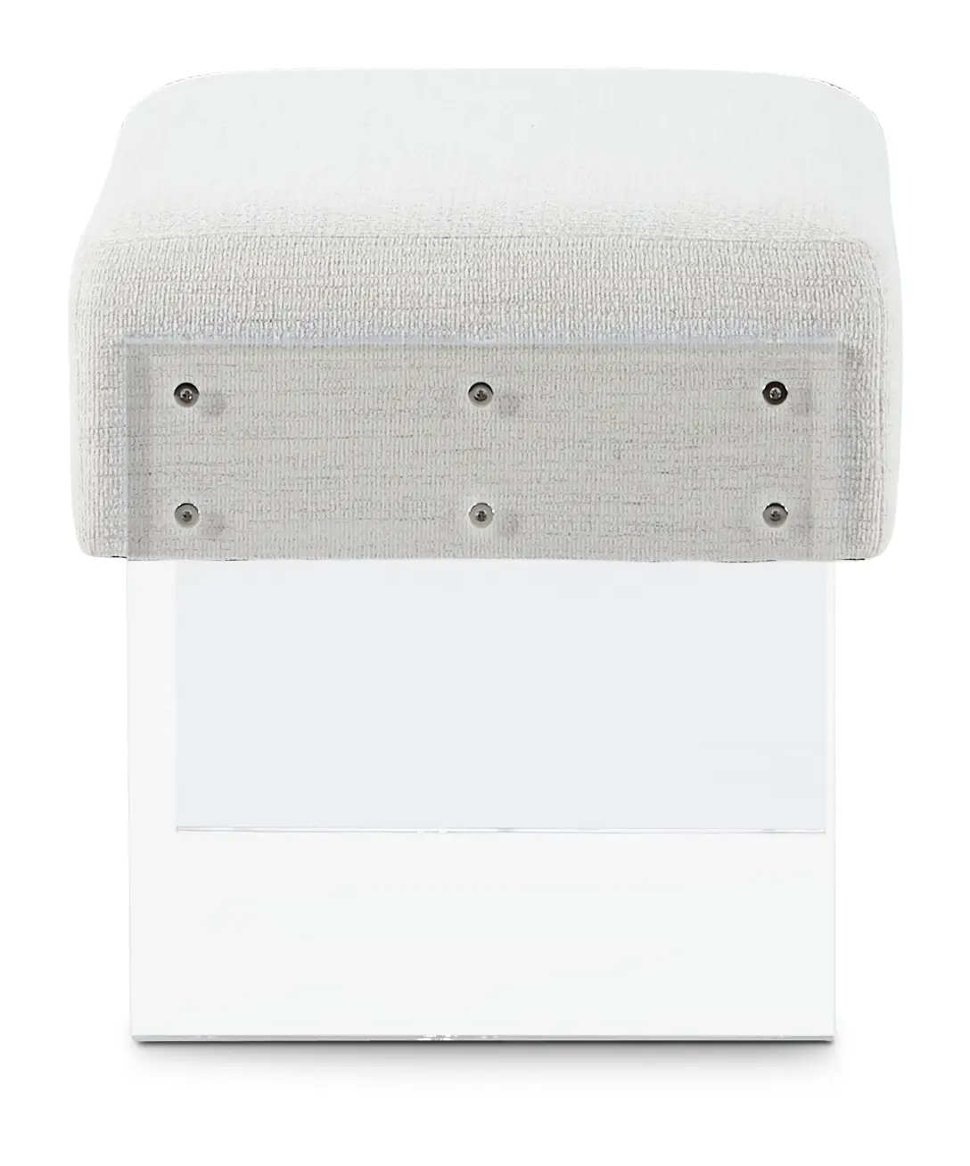 Ocean Drive White Acrylic Bench Ocean Drive White Acrylic Bench