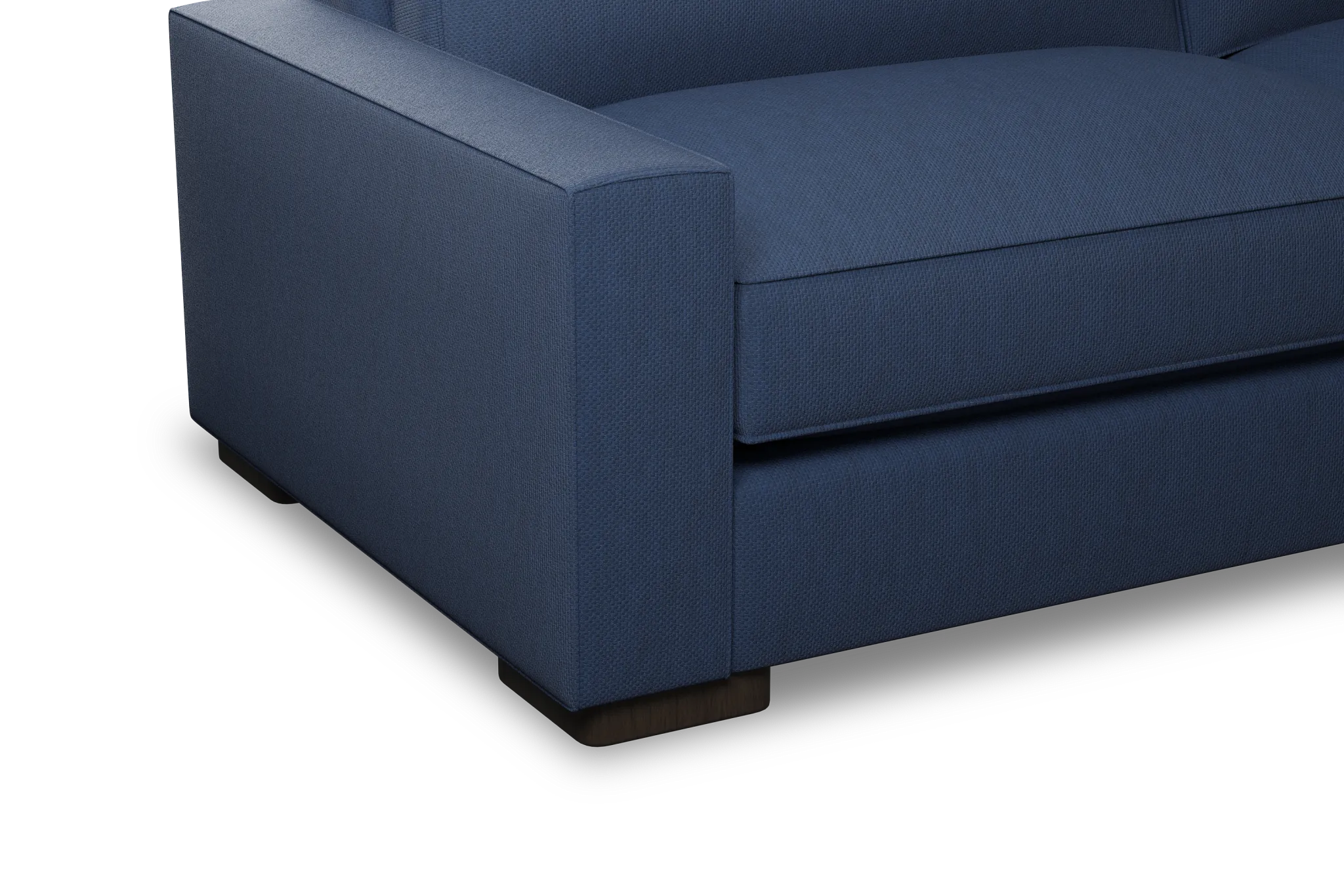 Edgewater Revenue Dark Blue 96" Sofa W/ 2 Cushions