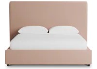 Grayton Joya Light Pink 54" Upholstered Platform Bed