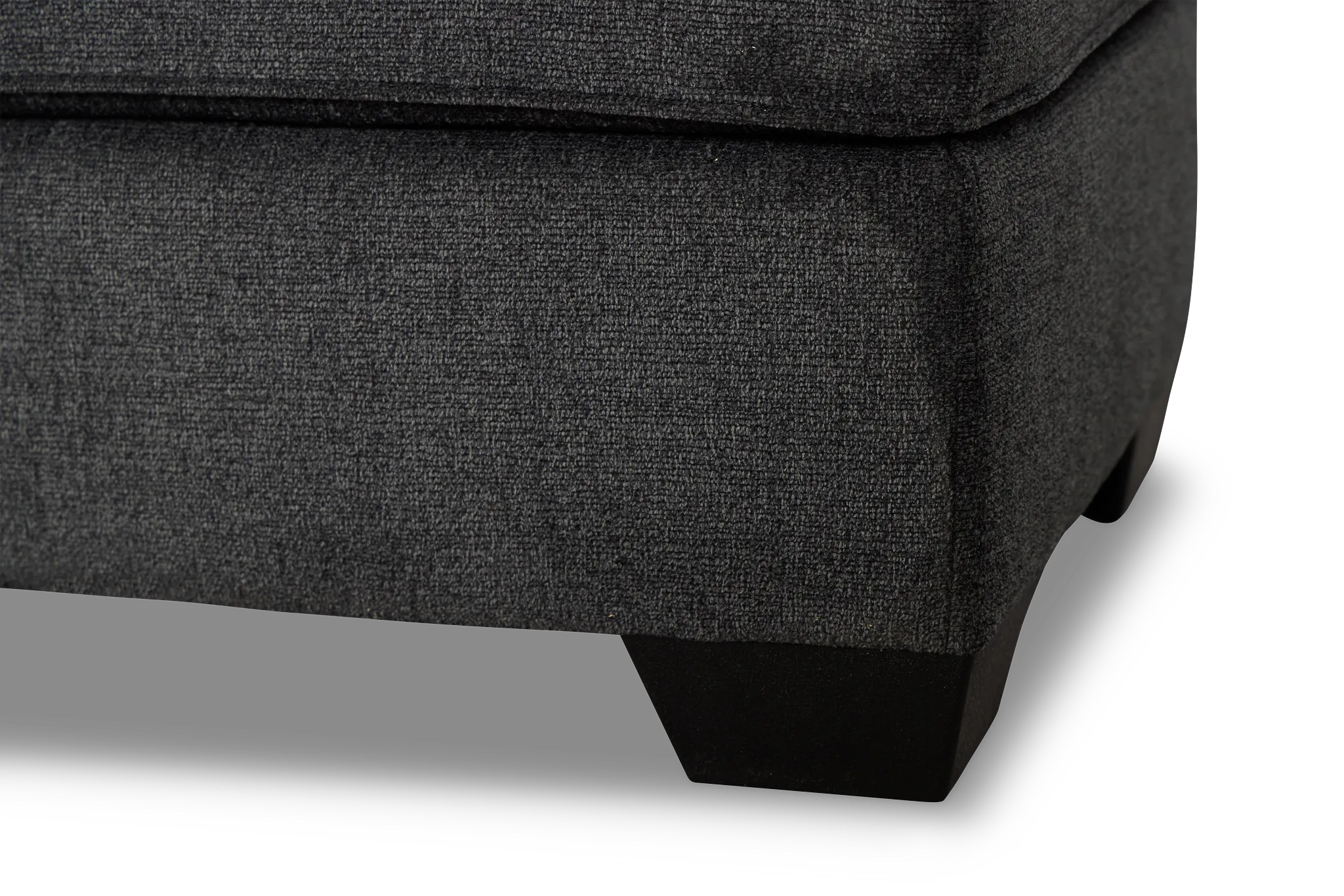 Altari Dark Gray Micro Ottoman