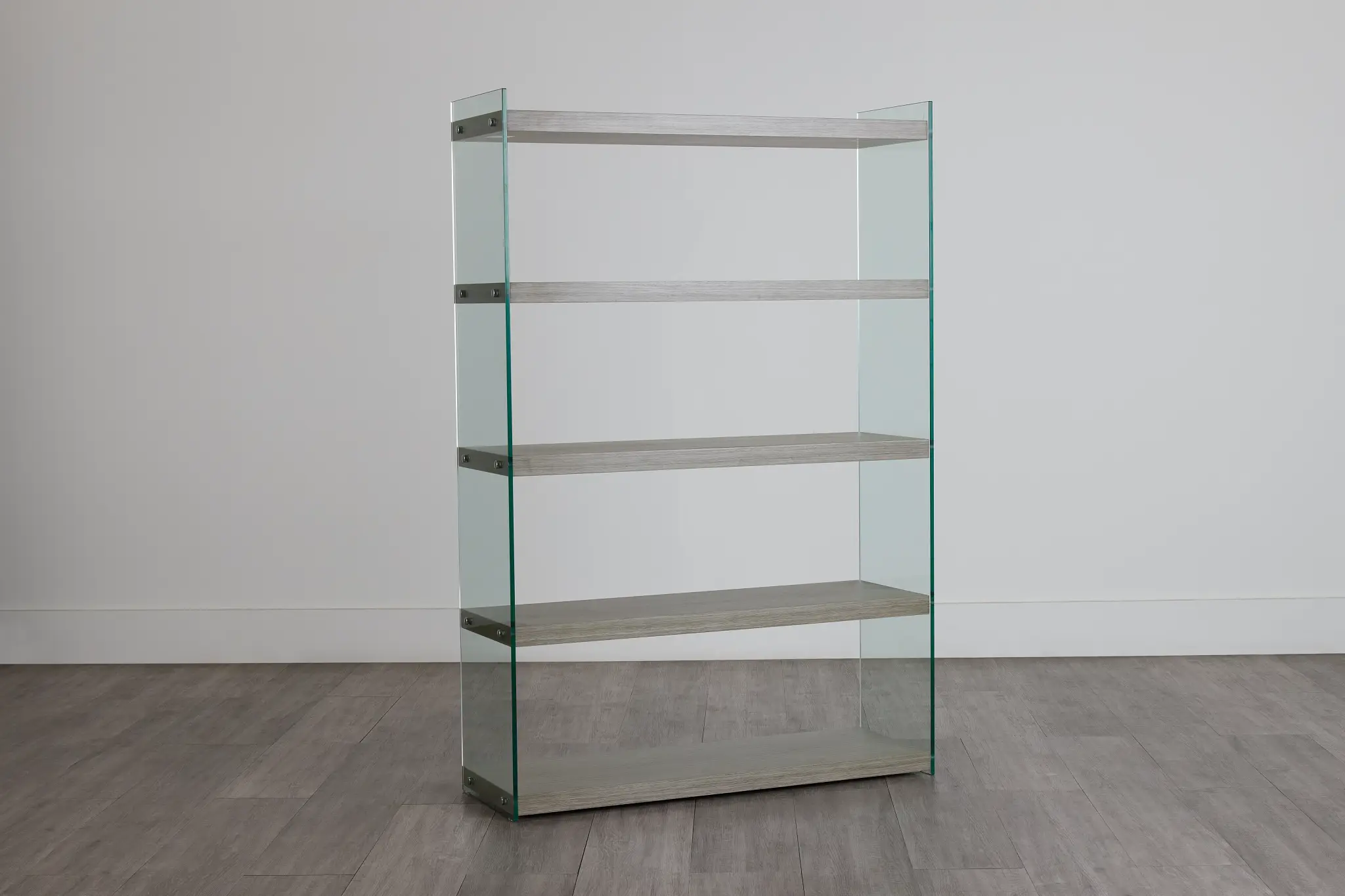 Olympia Gray Glass Bookcase Olympia Gray Glass Bookcase