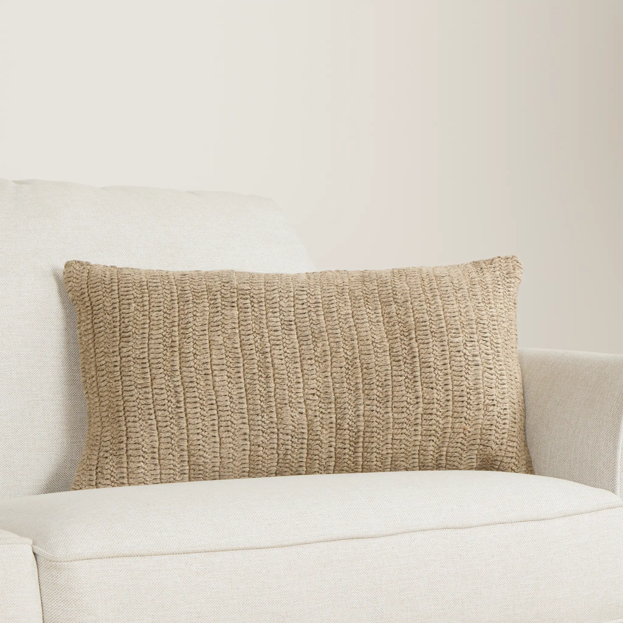 Rinar Beige Lumbar Accent Pillow Rinar Beige Lumbar Accent Pillow