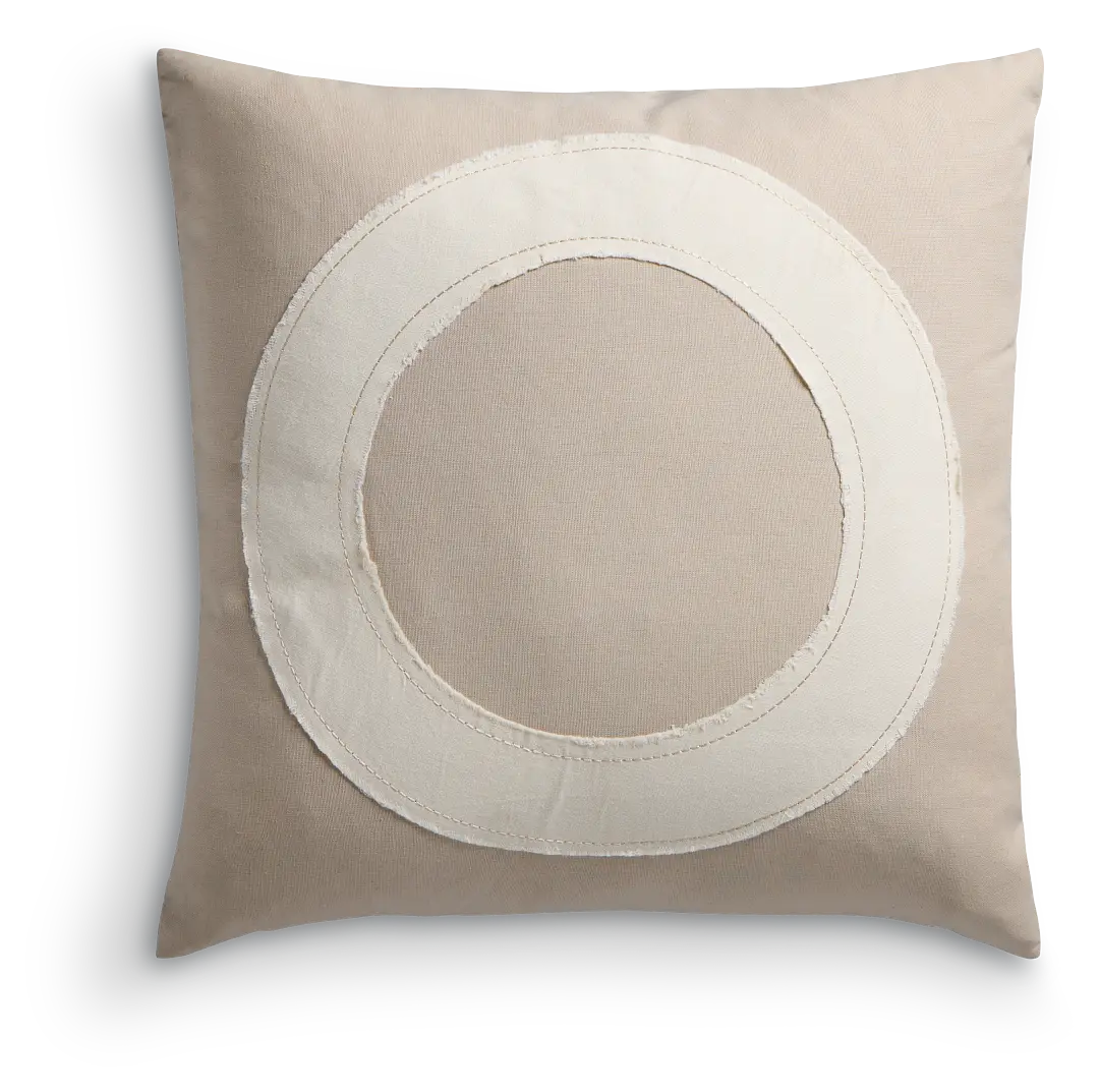 Embrace Ivory 20" Square Accent Pillow Embrace Ivory 20" Square Accent Pillow