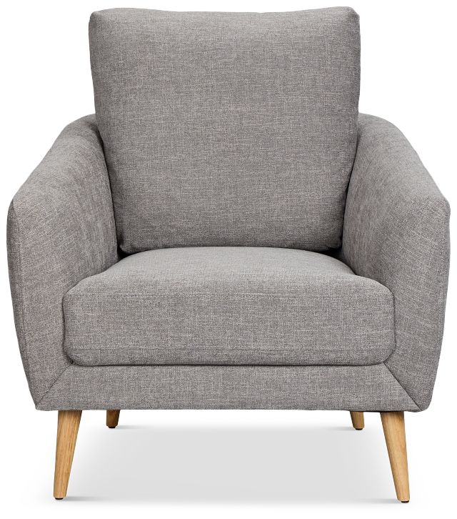 Layla Dark Gray Fabric Chair