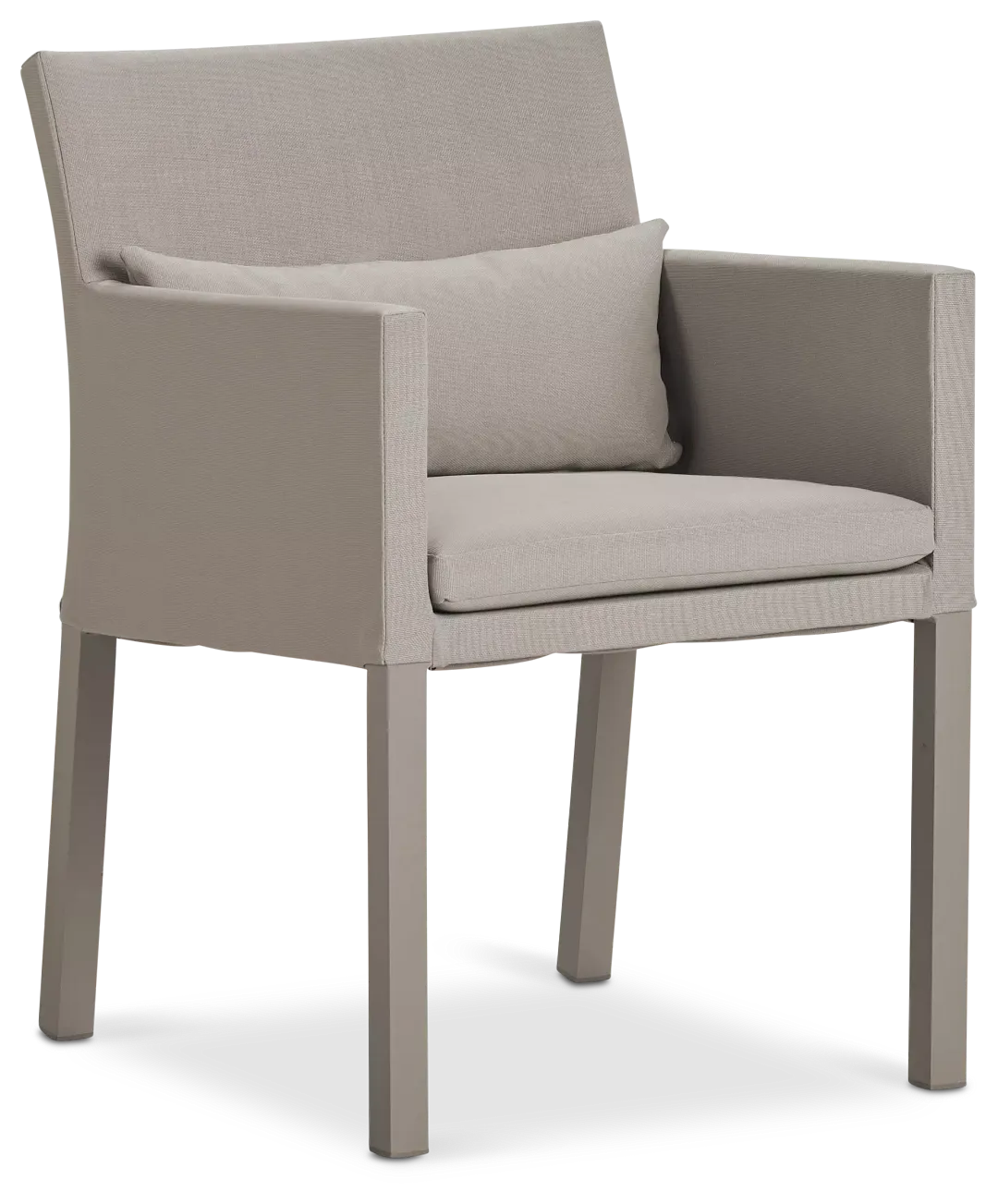 Lisbon Khaki Cushioned Chair