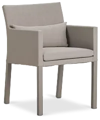 Lisbon Khaki Cushioned Chair