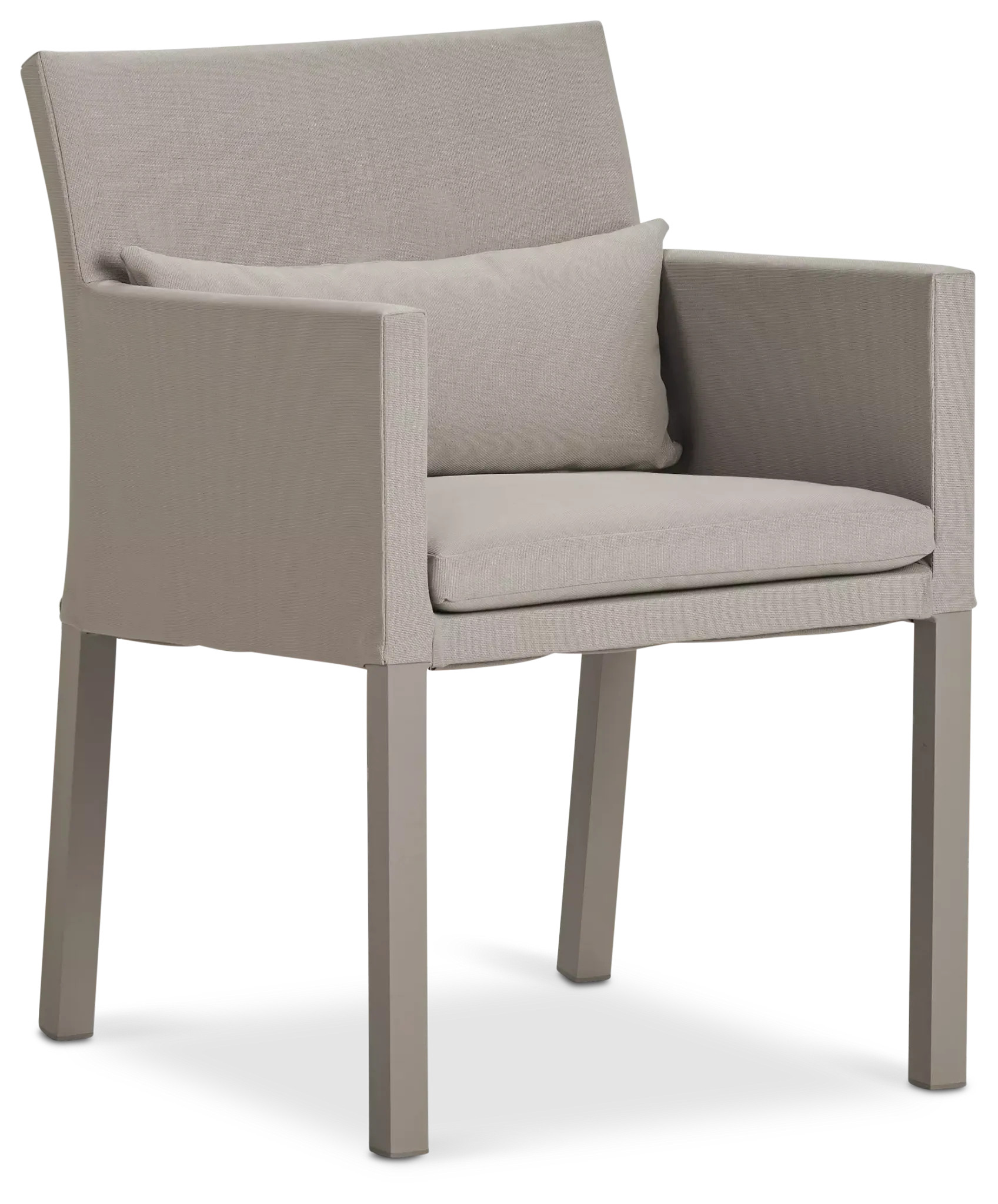 Lisbon Khaki Cushioned Chair