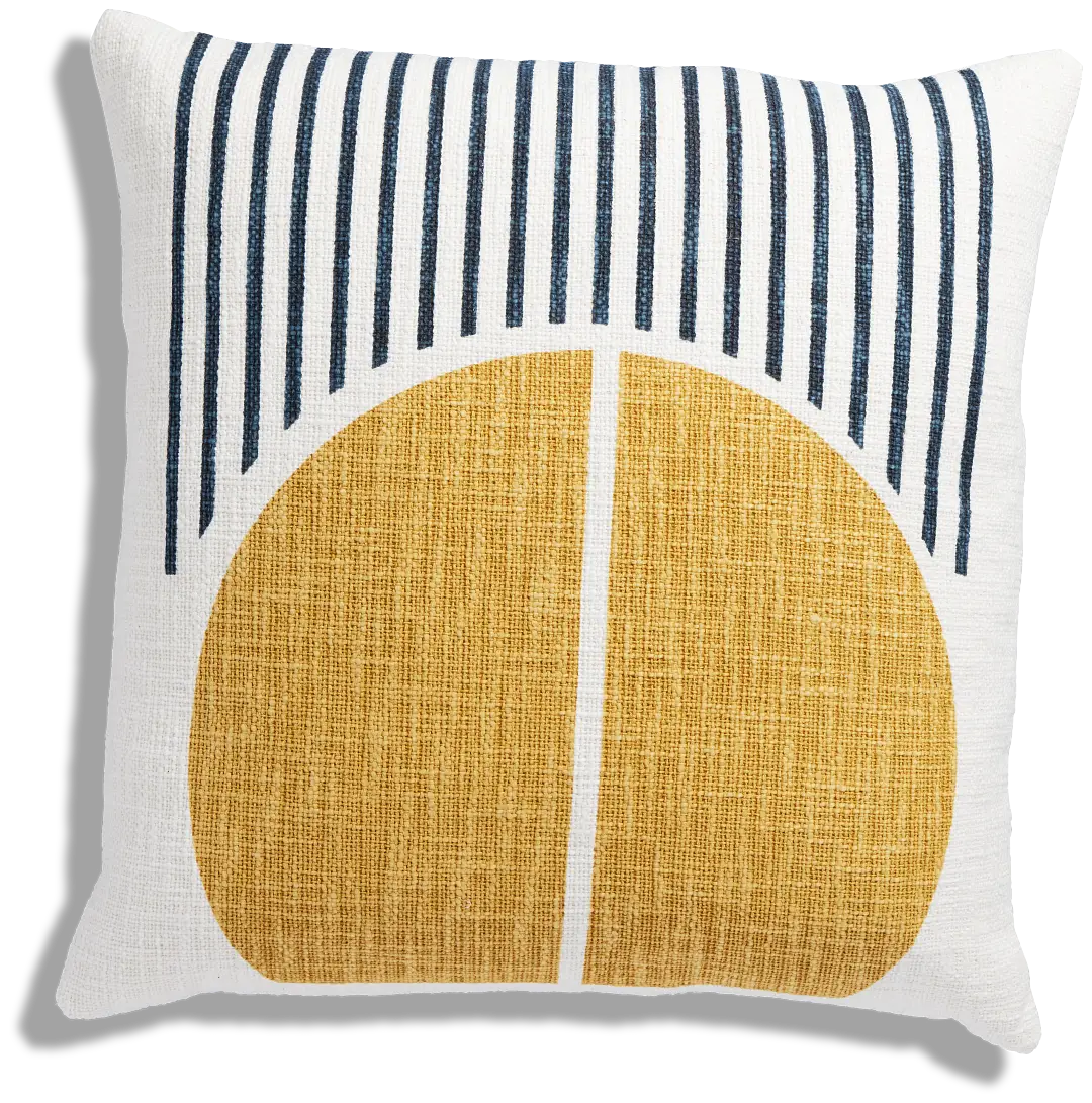Eliot Yellow 22" Accent Pillow Eliot Yellow 22" Accent Pillow
