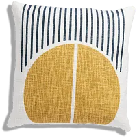 Eliot Yellow 22" Accent Pillow