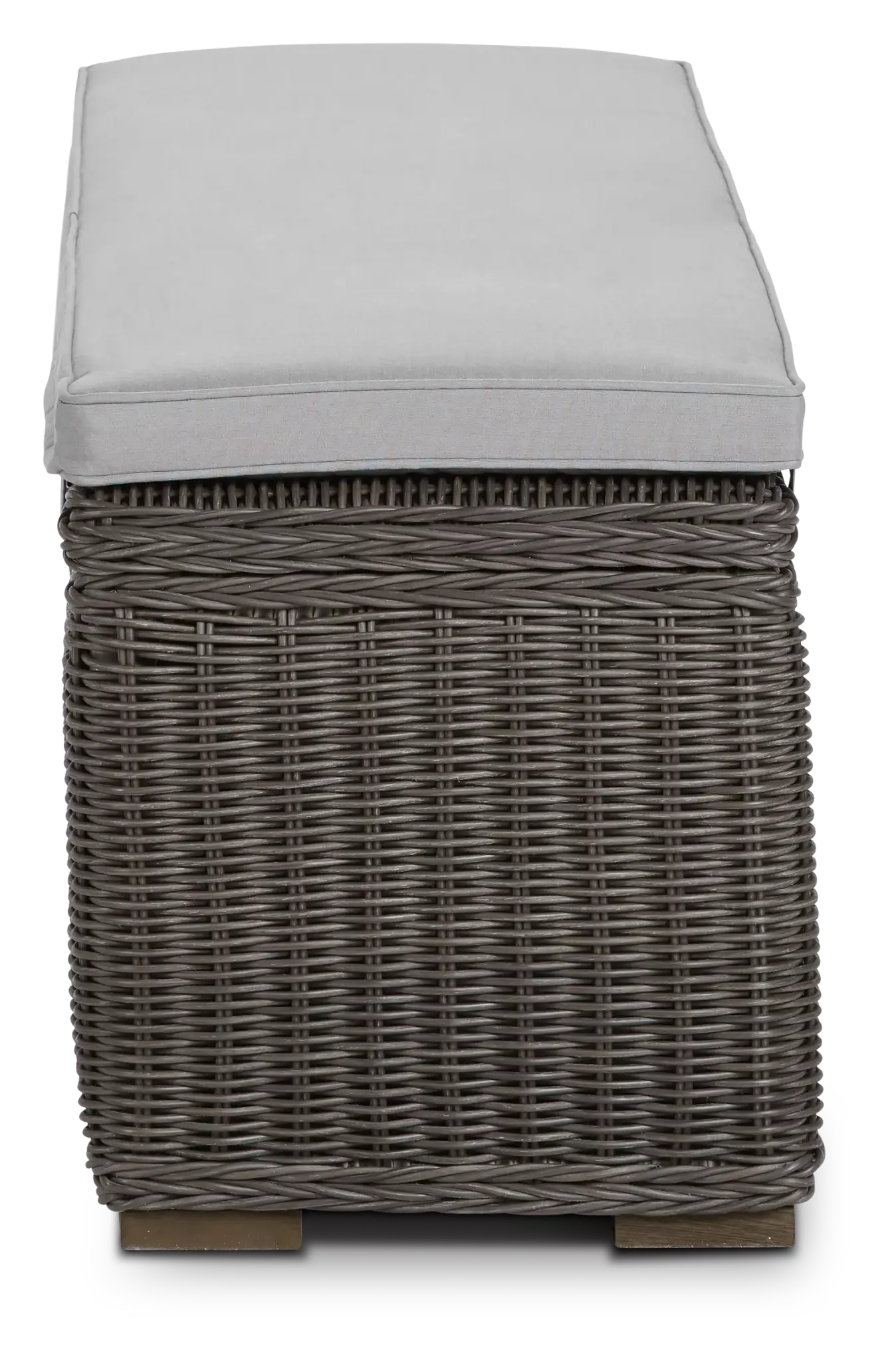 Canyon Gray Woven Dining Bench Canyon Gray Woven Dining Bench