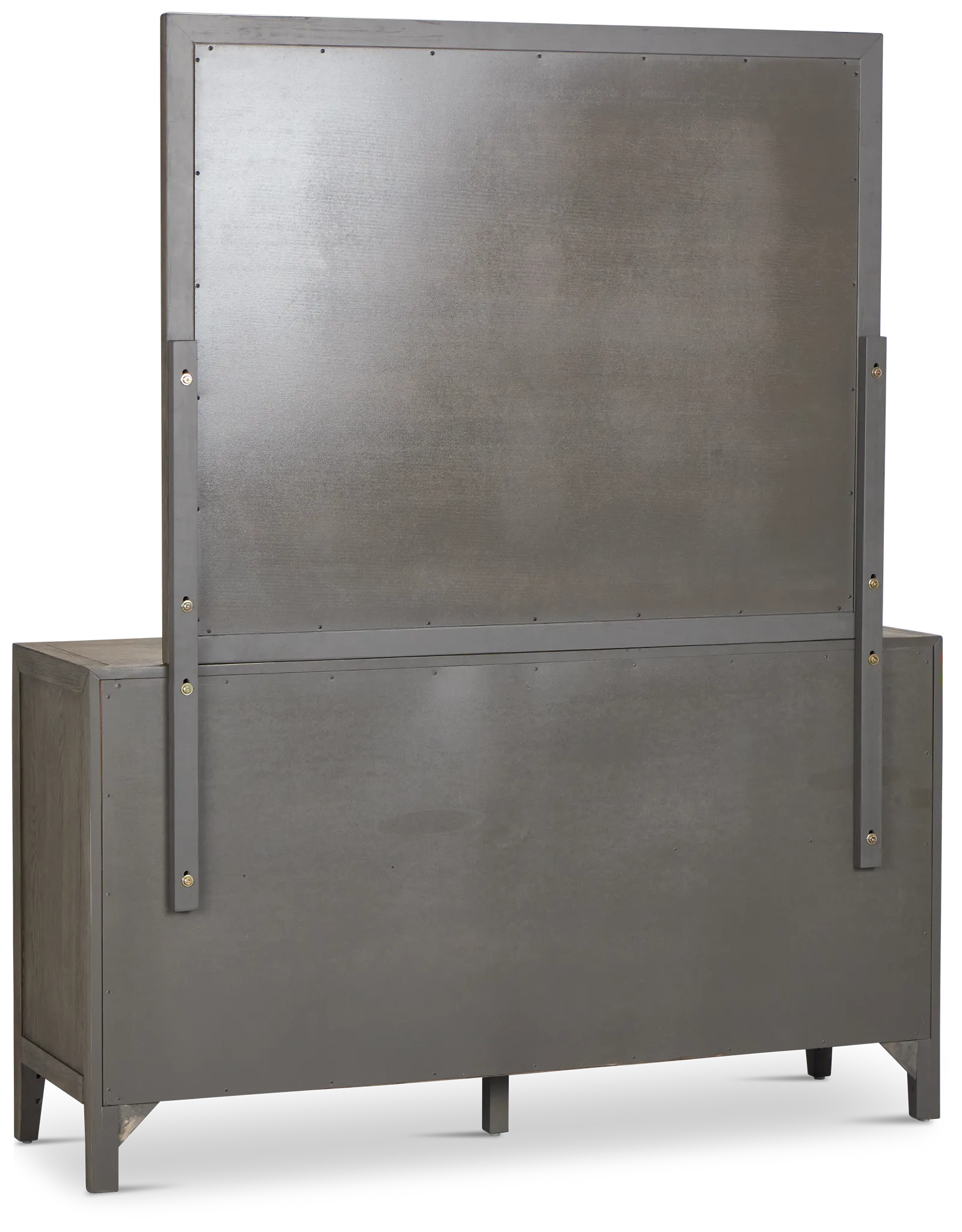 Alden Gray Dresser & Mirror