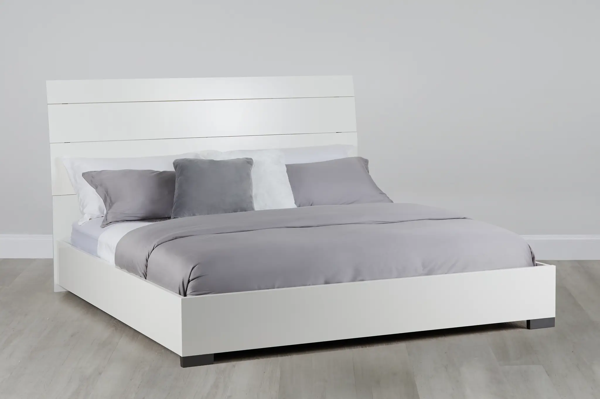 Oslo White Platform Bed Oslo White Platform Bed