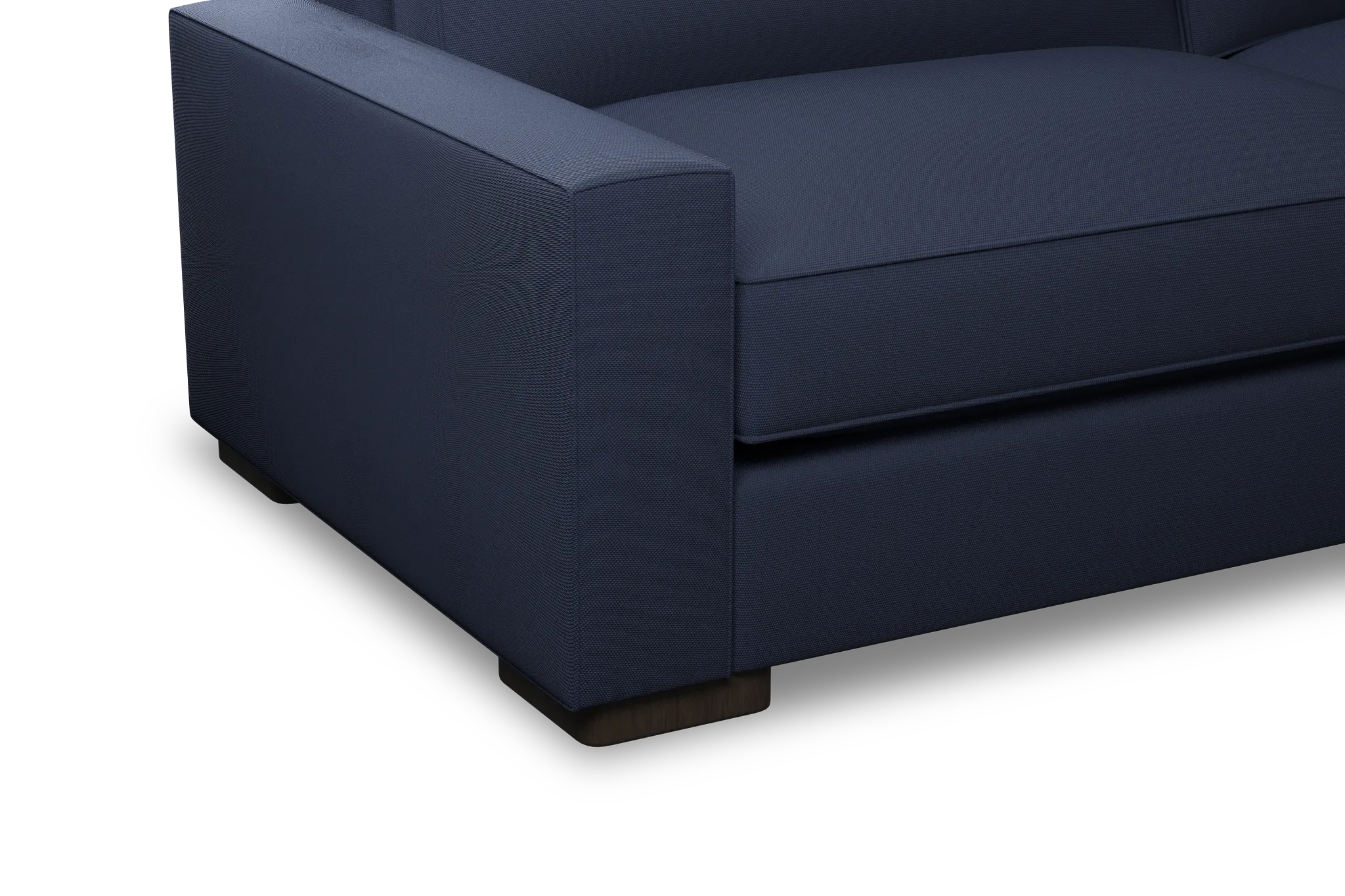 Edgewater Peyton Dark Blue 96" Sofa W/ 2 Cushions