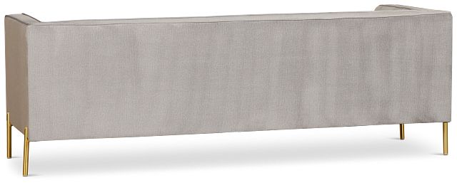 Bella Gray Velvet Sofa