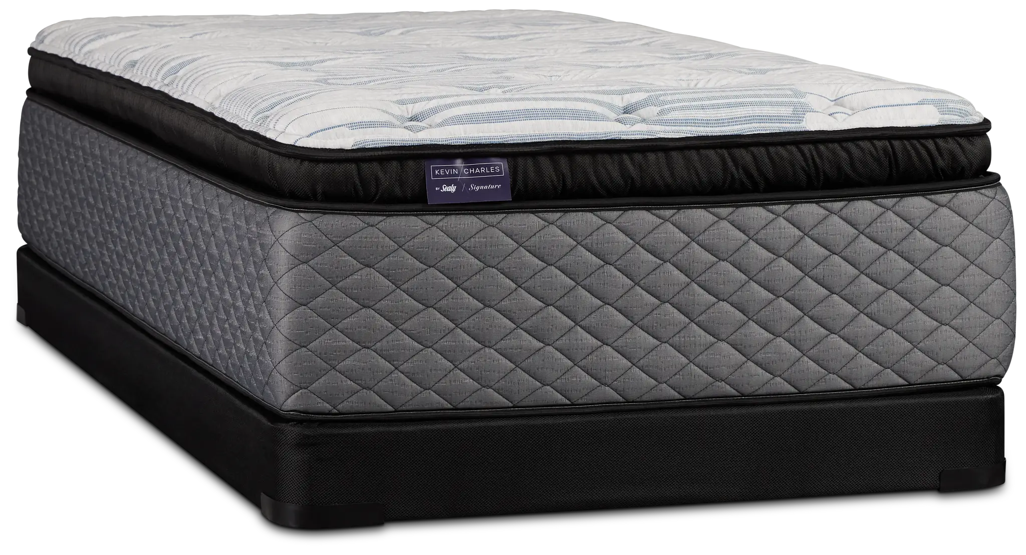 Kevin Charles By Sealy Signature Ultra Plush Low-profile Mattress Set Kevin Charles By Sealy Signature Ultra Plush Low-profile Mattress Set