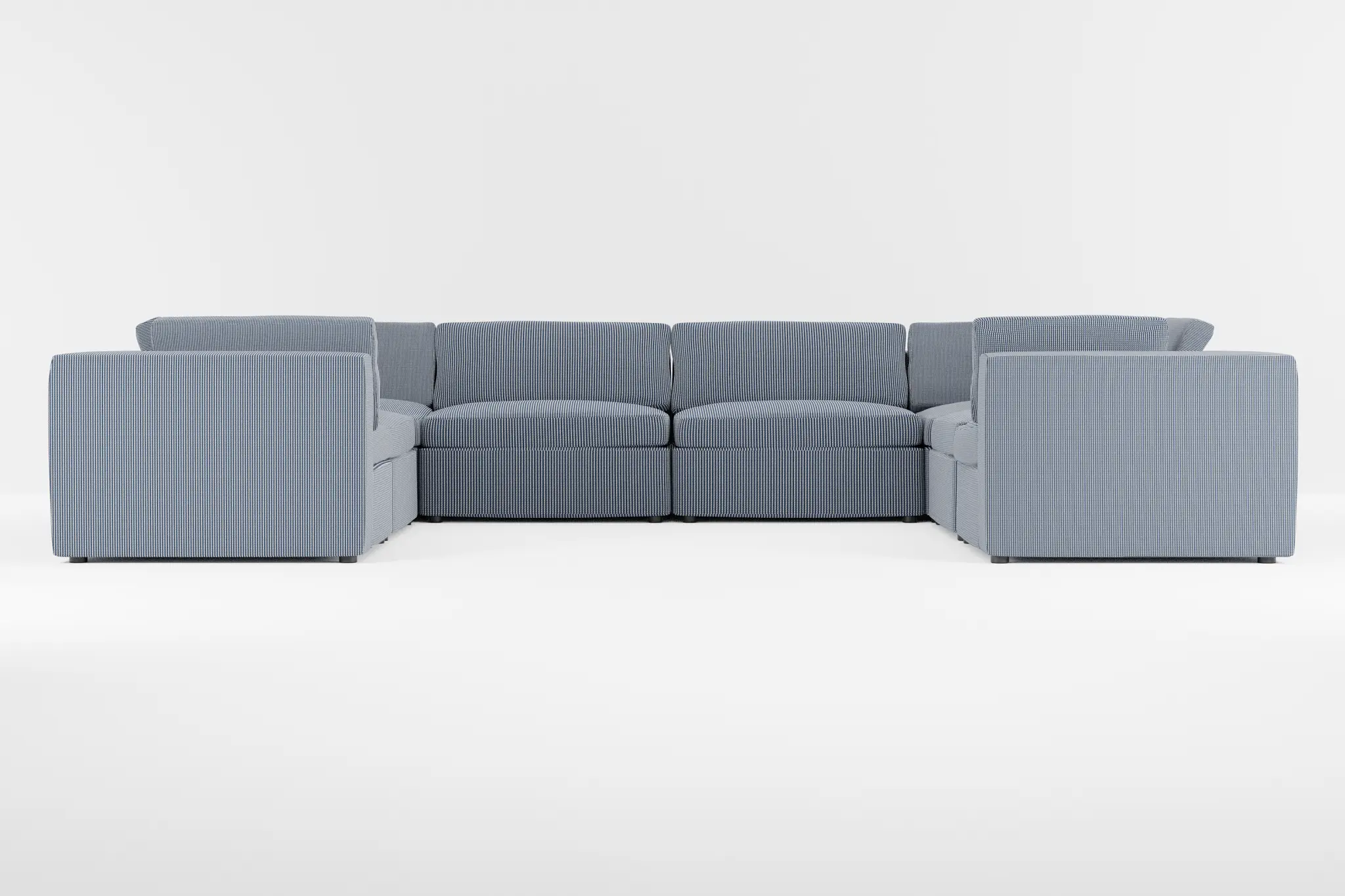 Destin Lucy Navy Fabric 8-piece Modular Sectional Destin Lucy Navy Fabric 8-piece Modular Sectional