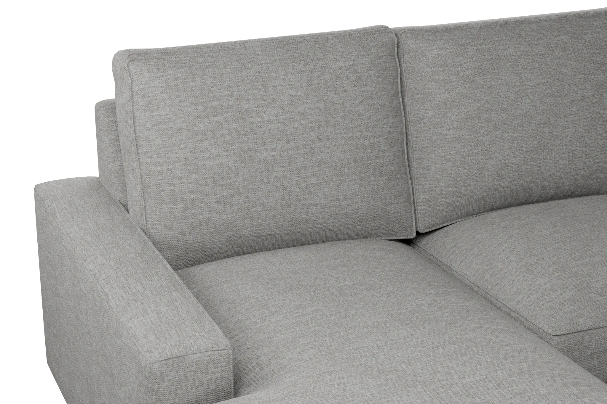 Edgewater Victory Gray Medium Left Chaise Sectional