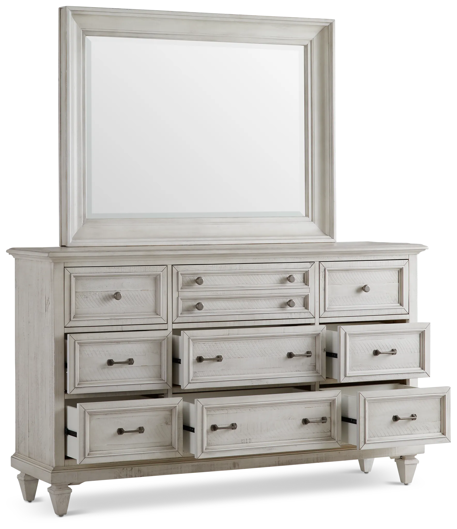 Sonoma Ivory Dresser & Mirror