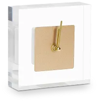 Aster Gold Acrylic Table Clock