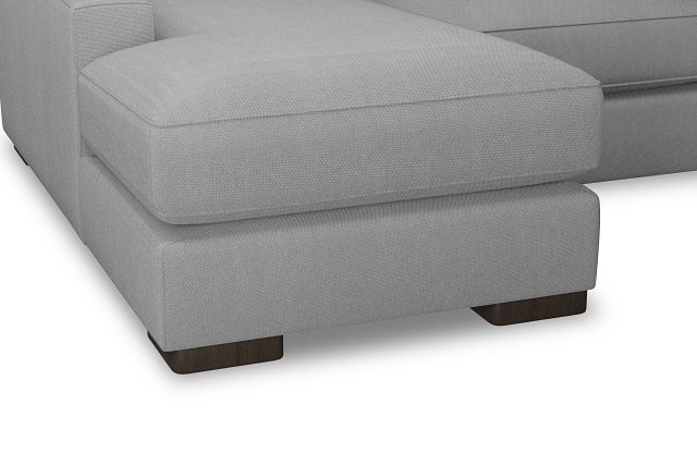 Edgewater Delray Light Gray Medium Left Chaise Sectional