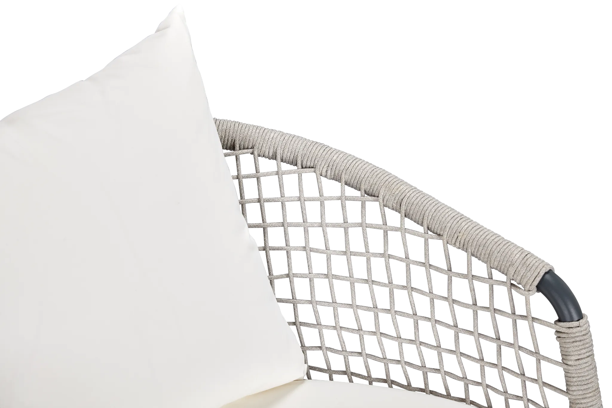 Antigua Gray White Arm Chair