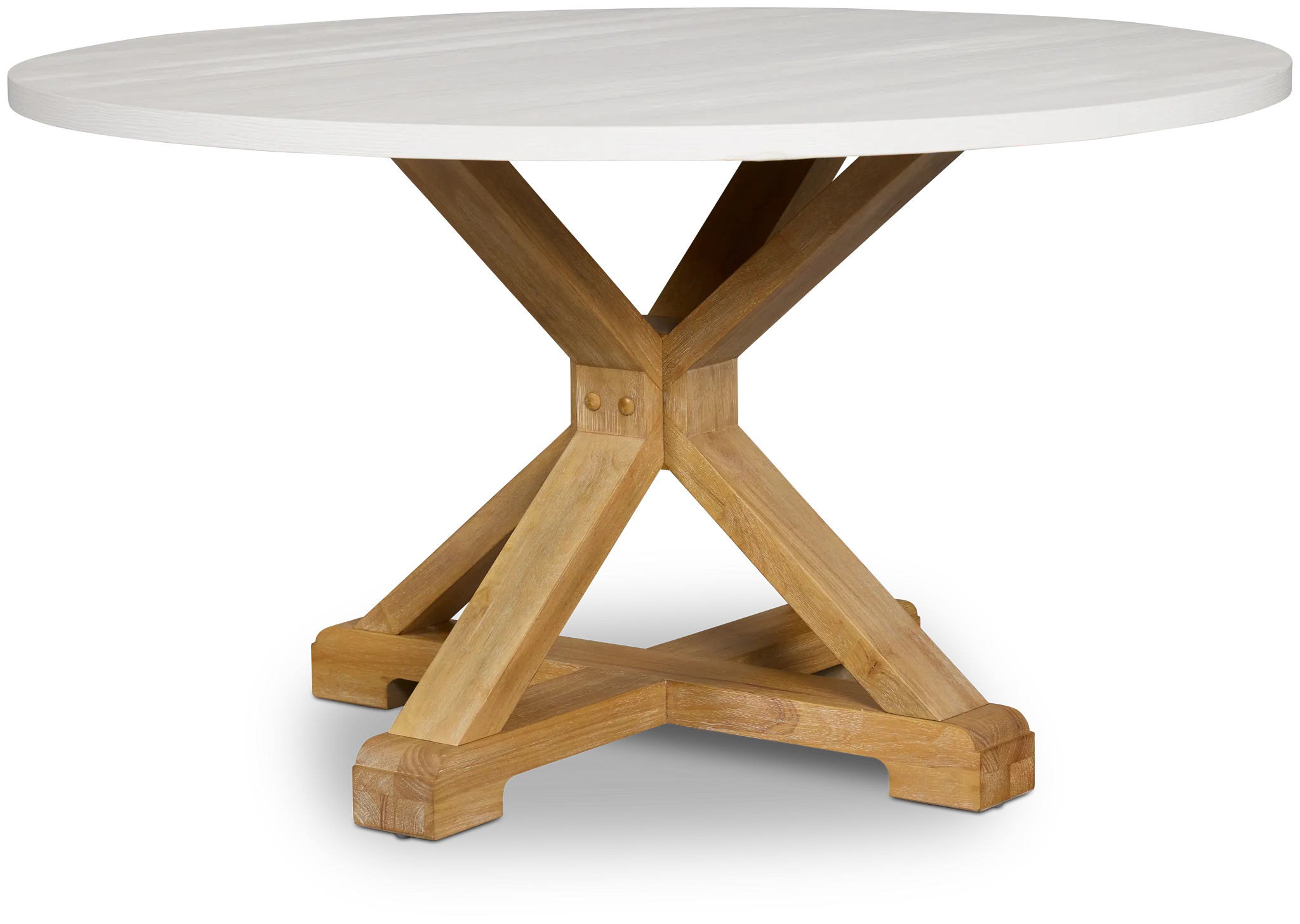 Nantucket Two-tone Pine Round Table