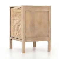 Amilia Light Tone Woven Nightstand