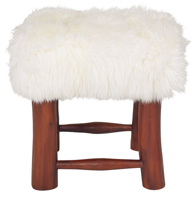 Nordic White Stool