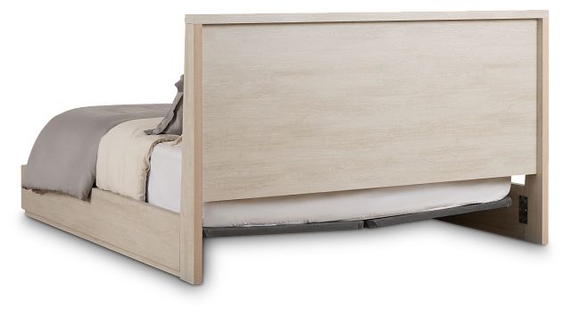 Capraia Light Tone Panel Bed