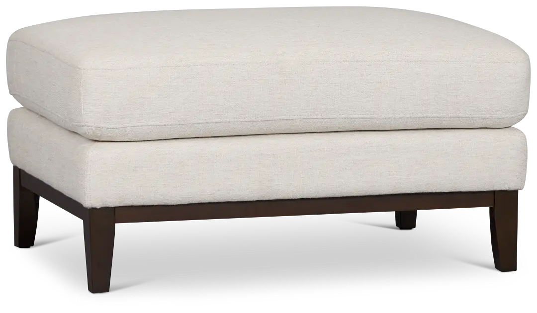 Wesley Light Beige Fabric Ottoman Wesley Light Beige Fabric Ottoman