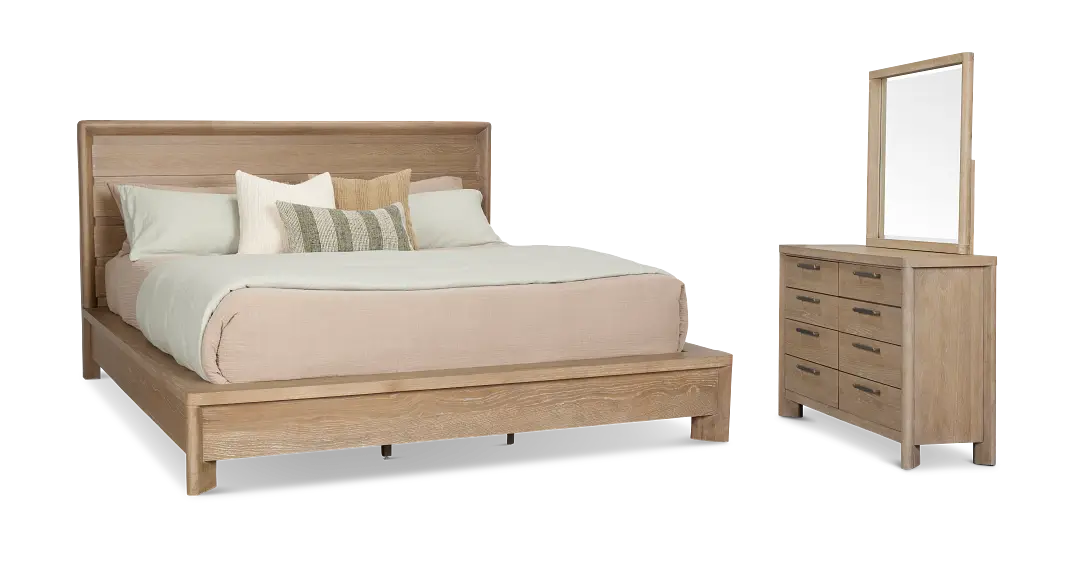 Alton Light Tone Platform Bedroom Alton Light Tone Platform Bedroom
