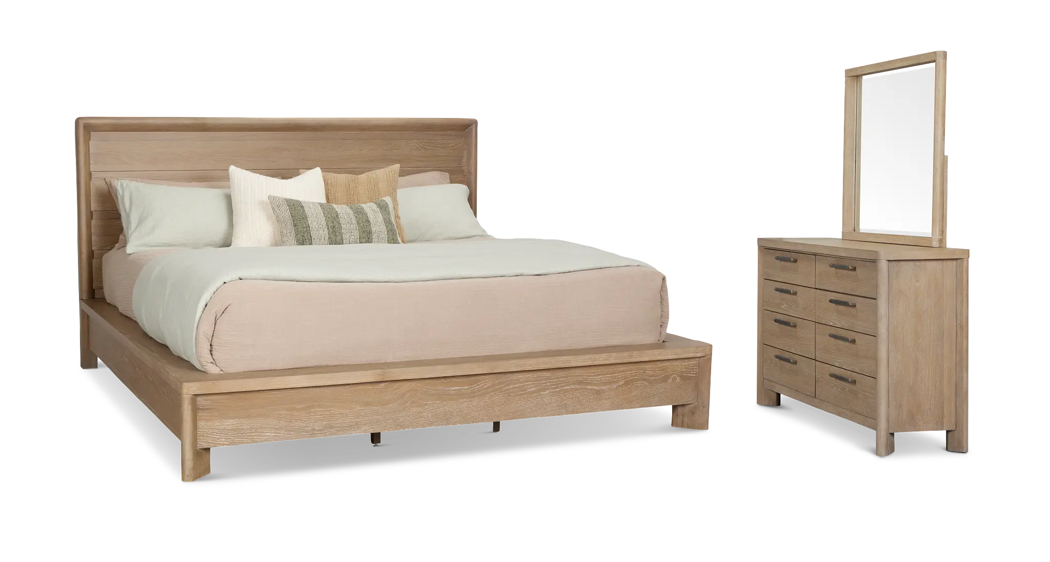 Alton Light Tone Platform Bedroom Alton Light Tone Platform Bedroom