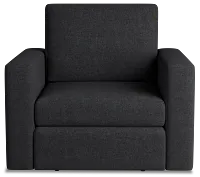 Citymod Dark Gray Fabric Swivel Chair