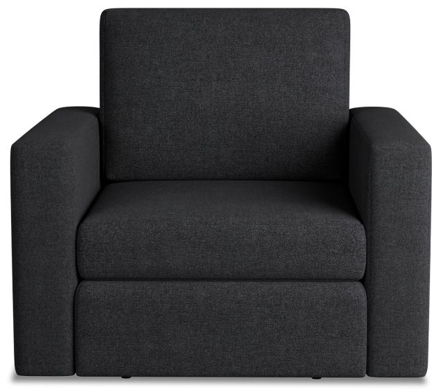 Citymod Dark Gray Fabric Swivel Chair