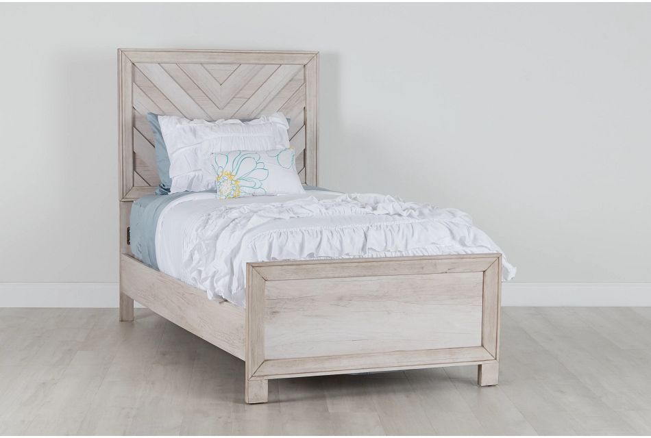 Casper Light Tone Panel Bed